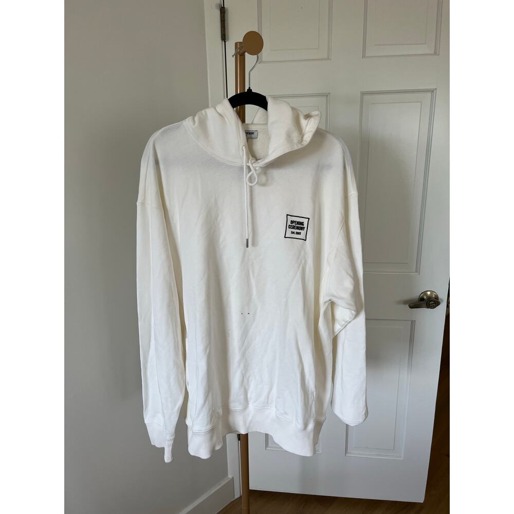 Opening Ceremony Men's White Hoodie in White